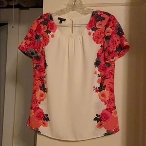 EUC Talbots floral blouse